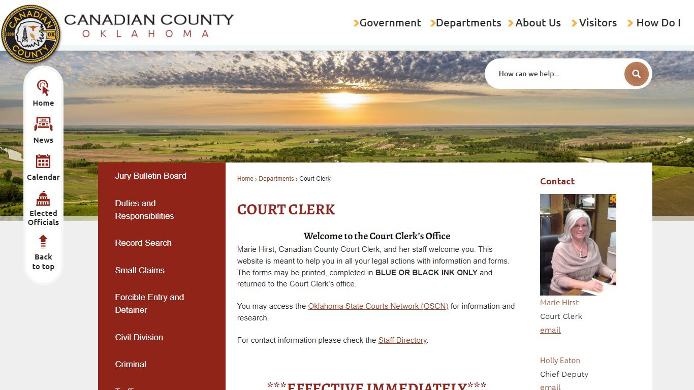 Court Clerk | Canadian County, OK - Official Website